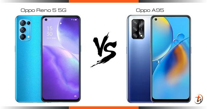 oppo a95 dan reno 5