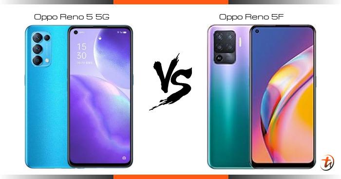 oppo reno 5 dan 5f