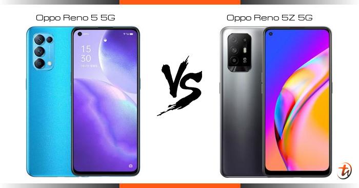 Banding Oppo Reno 5 5G Dan Oppo Reno 5Z 5G - Spesifikasi Dan Harga Di ...