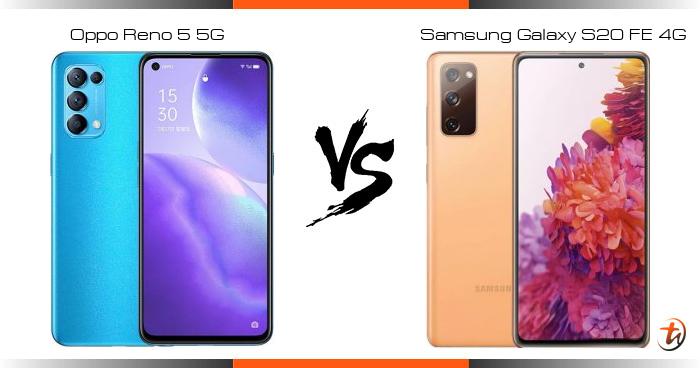 oppo reno 5 samsung s20 fe