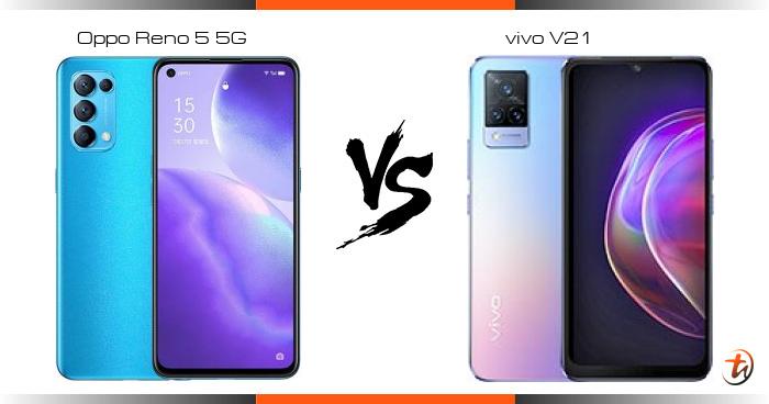 vivo v21 vs reno 5