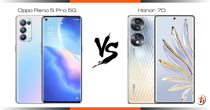 Banding Oppo Reno 5 Pro 5G Dan Honor 70 - Spesifikasi Dan Harga Di ...