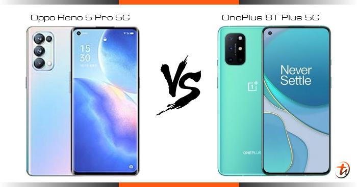 oneplus 8t vs oppo reno 5 pro