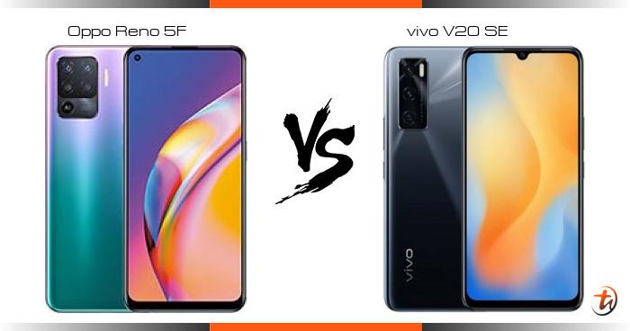 oppo reno 3 vs vivo v20 se