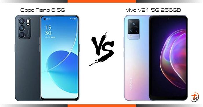 Oppo Reno6 5G vs Vivo V21 5G Camera Comparison