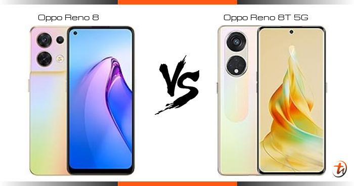 Oppo Reno 8T vs Oppo Reno 8 5G, Price