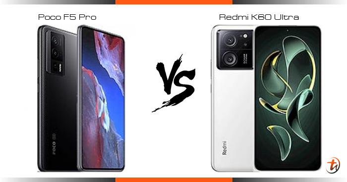 Poco F5 Pro 对比 Redmi K60 Ultra - 功能区别与规格参数对比