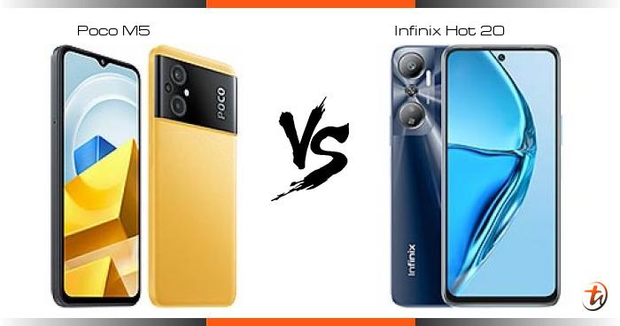 infinix hot 20 5g vs poco m5