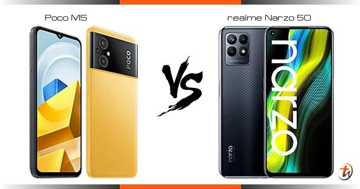 realme narzo 50 vs poco x3