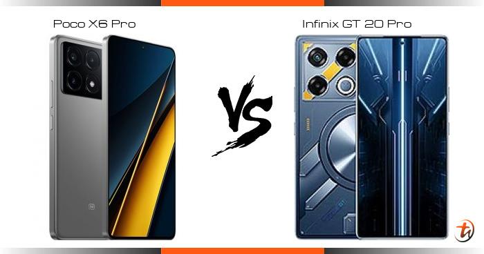 Compare Poco X6 Pro Vs Infinix Gt 20 Pro Specs And Malaysia Price