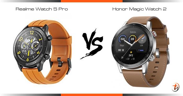 Compare Realme Watch S Pro vs Honor Magic Watch 2 specs ...