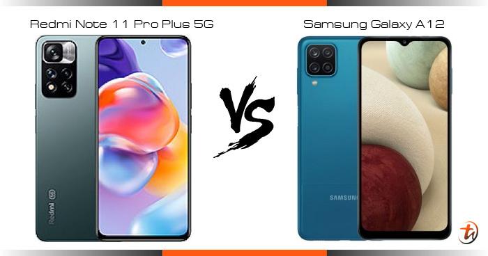 samsung a12 vs redmi note 11 pro