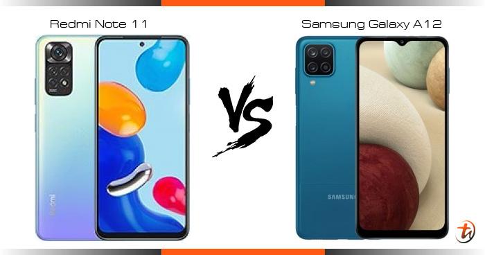 redmi note 11 vs samsung galaxy a12