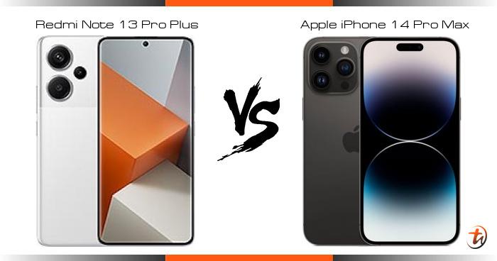 xiaomi redmi note 13 pro plus vs iphone 14 pro max