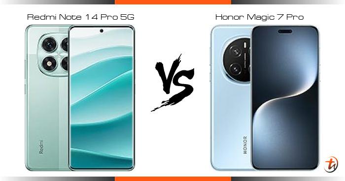 Redmi Note 14 Pro 5G 对比 Honor Magic 7 Pro - 功能区别与规格参数对比 - TechNave 中文版