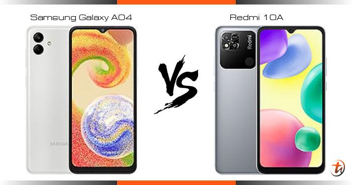 samsung a04 vs redmi 10a