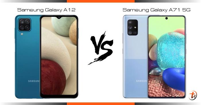 Compare Samsung Galaxy A12 vs Samsung Galaxy A71 5G specs ...