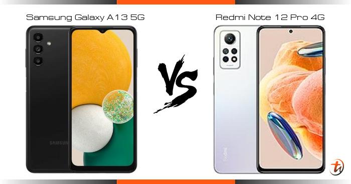 samsung a13 vs redmi note 12 4g