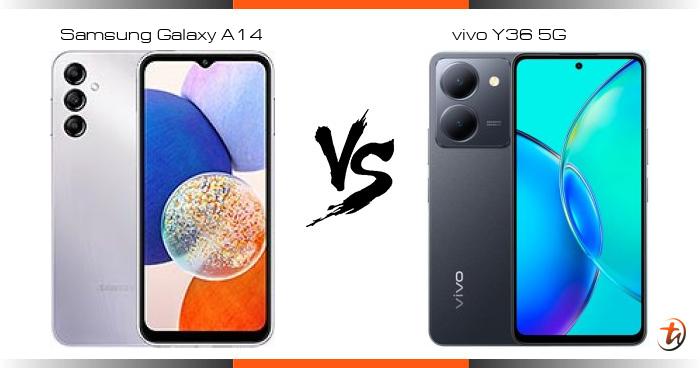 Compare Samsung Galaxy A14 vs vivo Y36 5G specs and Malaysia price ...