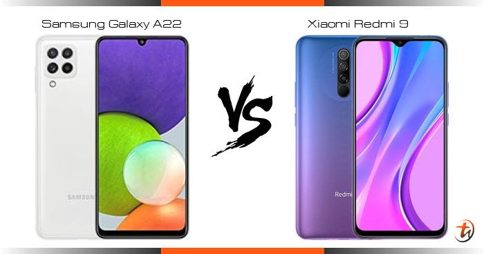 redmi 9 vs galaxy a22