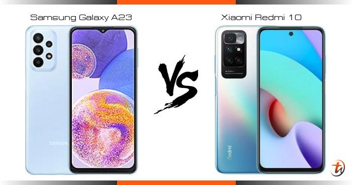 galaxy a23 vs redmi 10