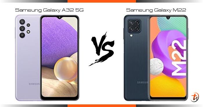 galaxy m22 vs a32