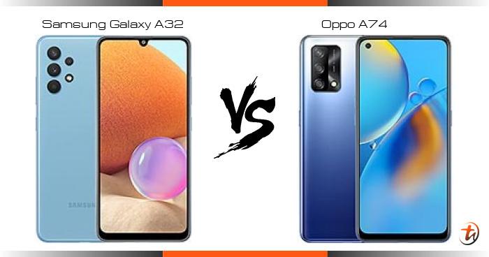 samsung a32 dan oppo a74