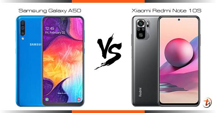 samsung a50 vs redmi note 10s