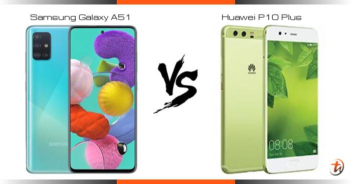 Compare Samsung Galaxy A51 vs Huawei P10 Plus specs and ...
