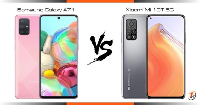 samsung a71 vs xiaomi mi note 10 lite