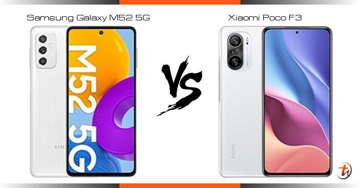 poco f3 vs samsung m52 5g