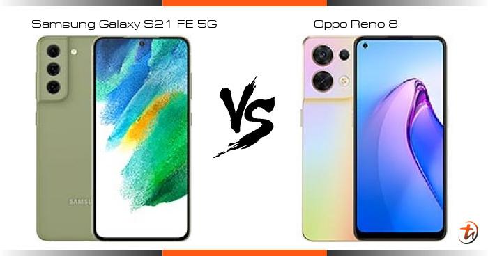 oppo reno 8 vs s21