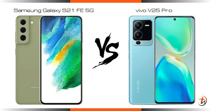 samsung galaxy s21fe vs vivo v25 pro