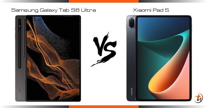 xiaomi pad 5 vs samsung tab s8