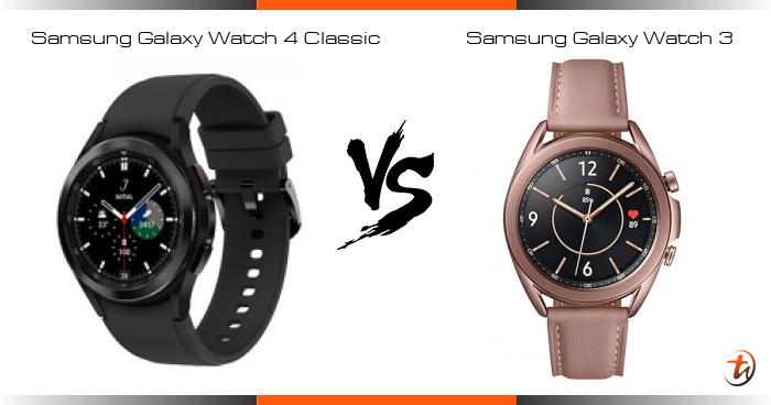 Compare Samsung Galaxy Watch 4 Classic vs Samsung Galaxy Watch 3 specs ...