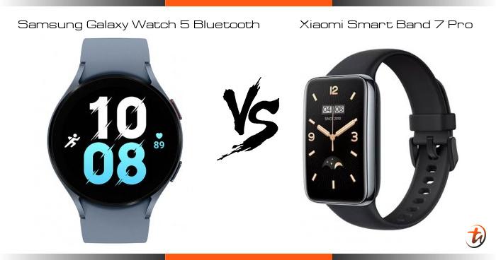 Compare Samsung Galaxy Watch 5 Bluetooth vs Xiaomi Smart Band 7