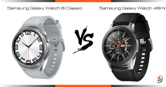 Compare Samsung Galaxy Watch 6 Classic vs Samsung Galaxy Watch 46mm ...