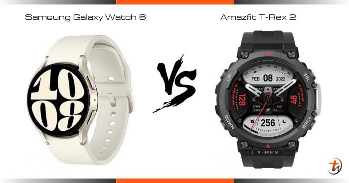 Amazfit t rex vs samsung galaxy watch sale