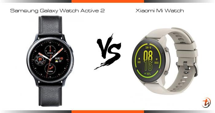 galaxy watch active 2 vs xiaomi mi watch