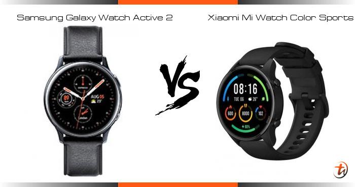 Samsung Galaxy Watch Active 2 对比Xiaomi Mi Watch Color Sports - 功能区别与规格参数对比-  TechNave 中文版