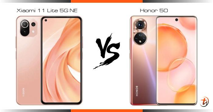 xiaomi 11 lite 5g ne vs honor 50