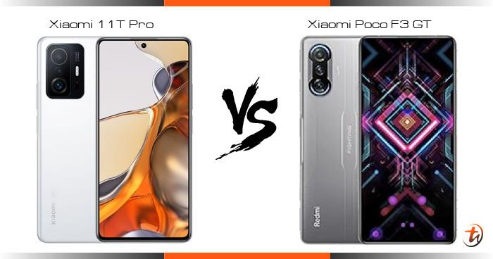 poco f3 gt vs xiaomi 11t pro