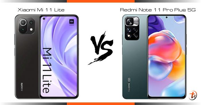 mi 11 lite 5g vs redmi note 11 pro plus