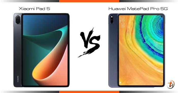 mi pad 5 vs huawei matepad pro