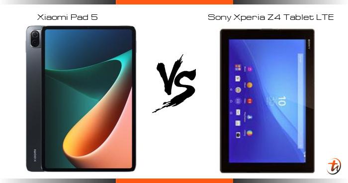Banding Xiaomi Pad 5 Dan Sony Xperia Z4 Tablet Lte Spesifikasi Dan Harga Di Malaysia Technave Bm