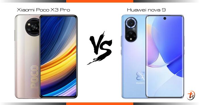 poco x3 pro vs huawei nova 9 se