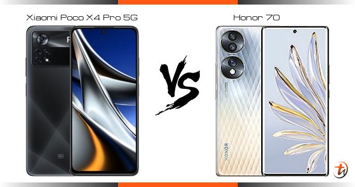 poco x4 pro vs honor 70