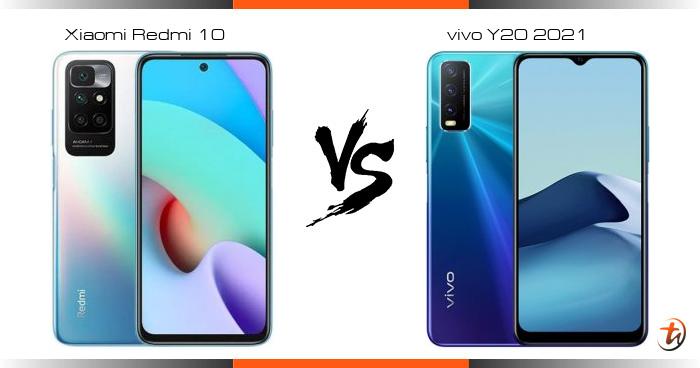 redmi 10 vs vivo y20