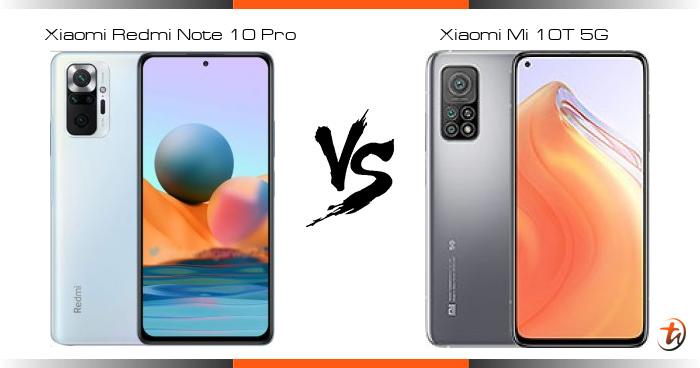 Banding Xiaomi Redmi Note 10 Pro Dan Xiaomi Mi 10T 5G - Spesifikasi Dan ...