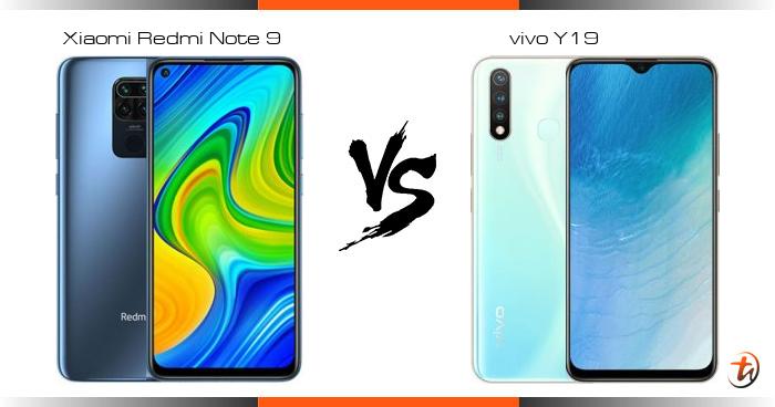 vivo y19 vs redmi 9